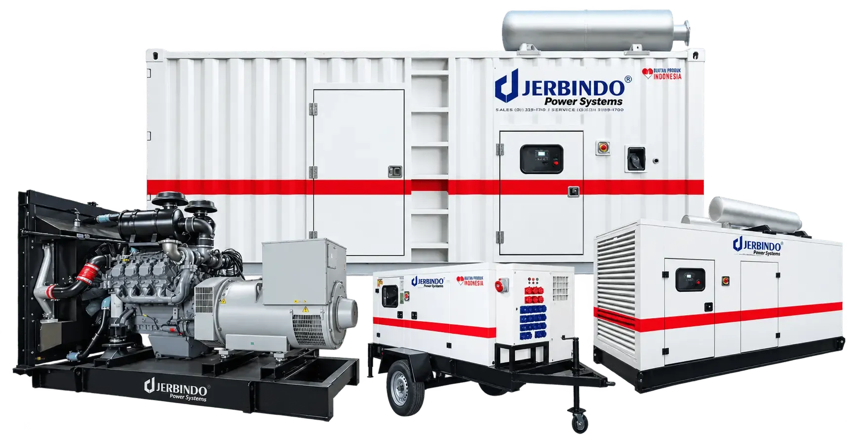 Industrial generator with Deutz engine