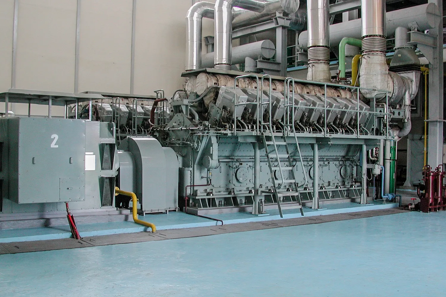Installation of high-capacity diesel generators for continuous power needs