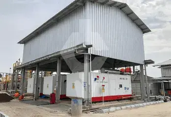 Hyundai 450 & 2 x 375 kVA Silent Type generator project in Cepu, Central Java