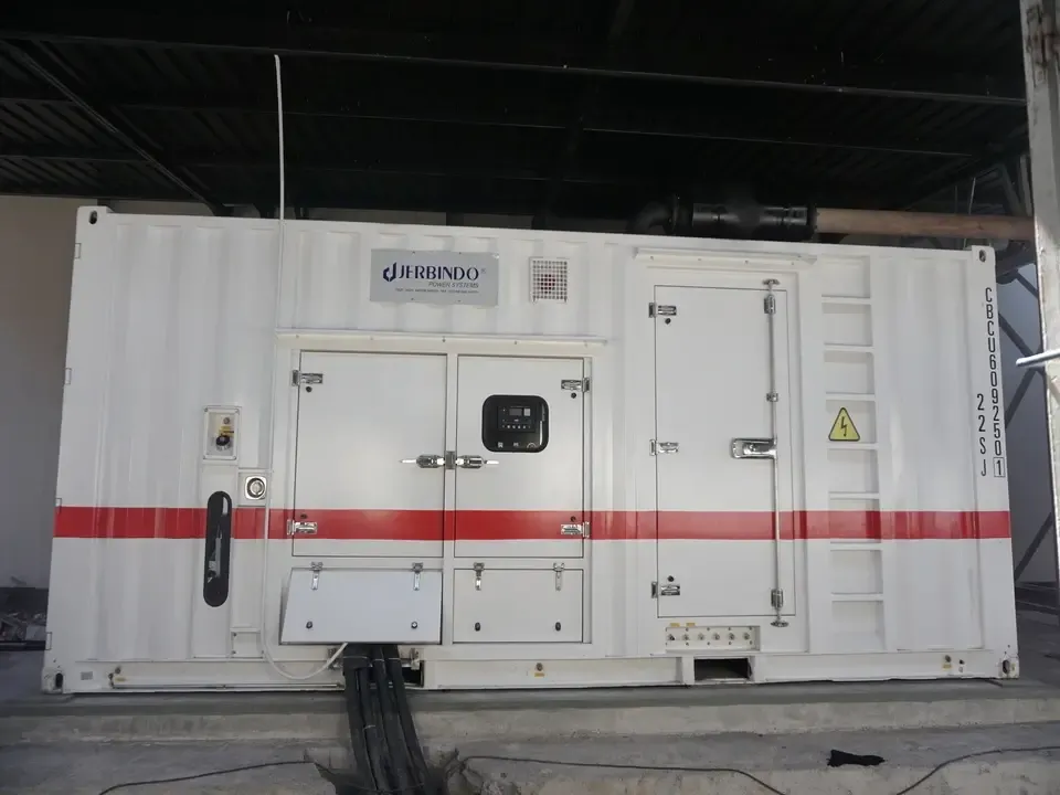 Industrial generator supporting factory operations and production lines
