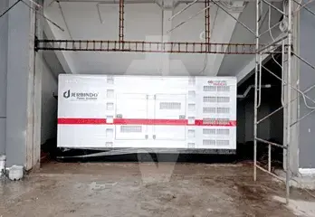 Perkins 600 kVA Silent Type generator project in Surabaya, East Java