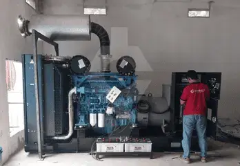 Baudouin 800 kVA Open Type generator project in Lumajang, East Java