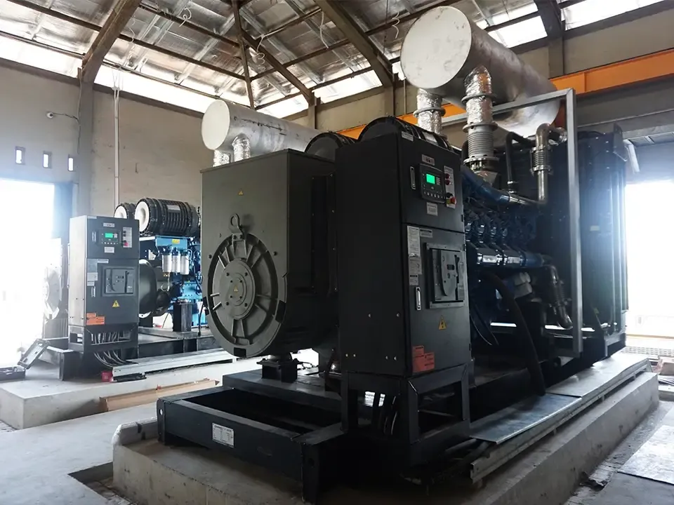 Generator supporting power requirements across plantation and agricultural operations