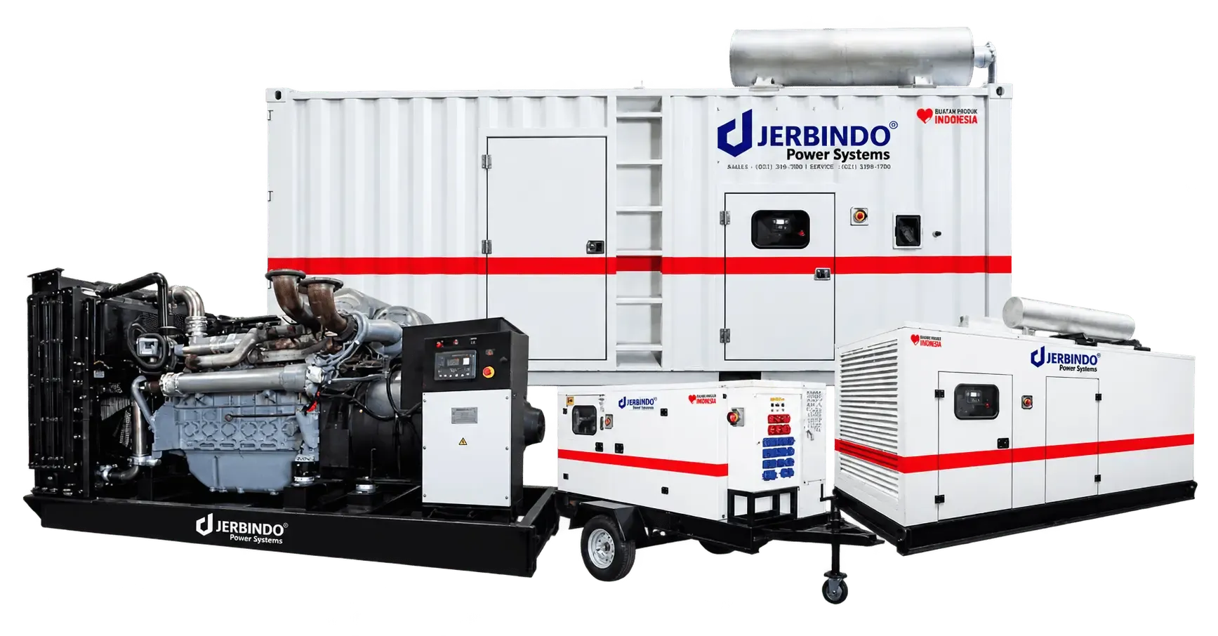 Industrial generator with Perkins engine